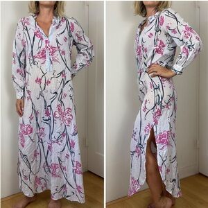 Vintage EMILIO PUCCI Formit Rogers Butterfly Graphic Maxi Dress Size Small